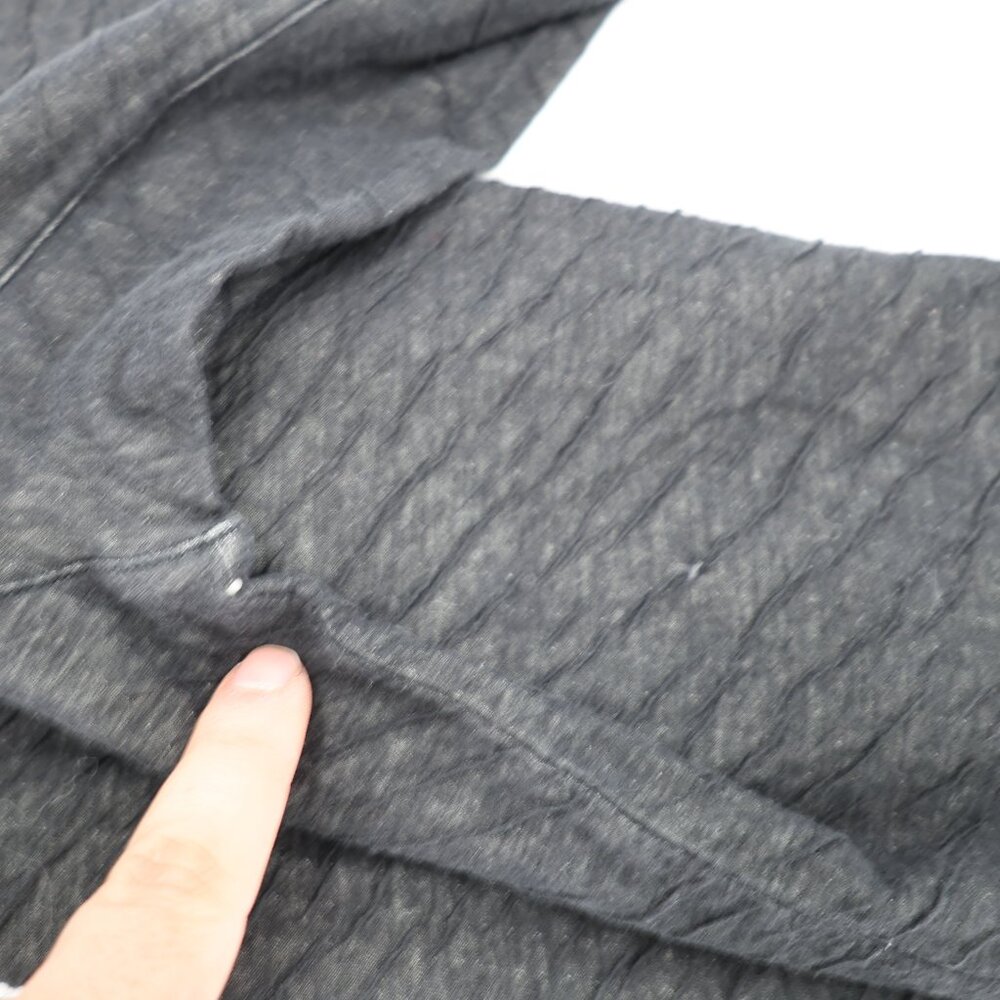 John Varvatos Hoodie Mens Large Cotton Stitch Long Sleeve Pullover textured - Picture 10 of 10